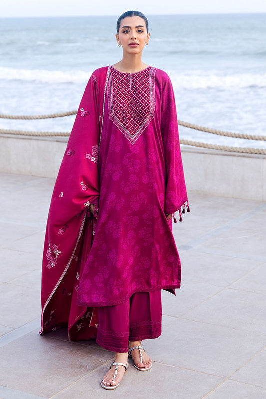 Cross Stitch | Cotton Satin 25 |FLORID ZEAL - Pakistani Designer Dress - by Cross Stitch - Type : Ladies Clothes - 100% Original at Saira Sultan