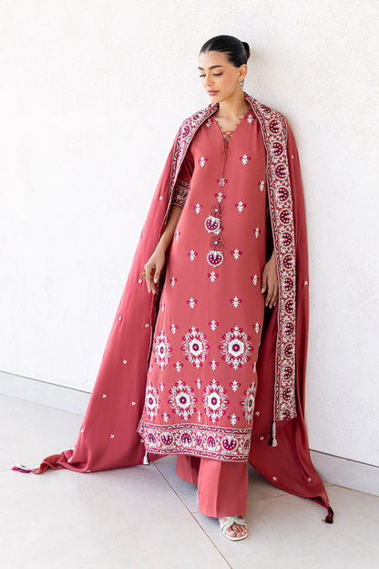 Cross Stitch | Cotton Satin 25 |  DUSTY SUNSET - Pakistani Designer Dress - by Cross Stitch - Type : Ladies Clothes - 100% Original at Saira Sultan