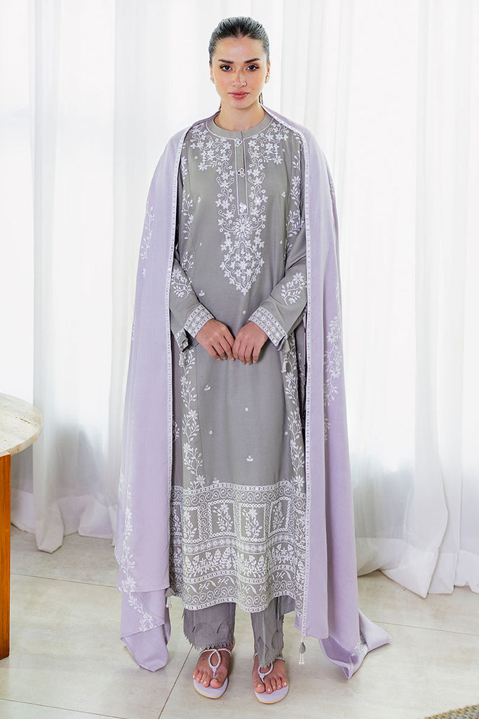 Cross Stitch | Cotton Satin 25 | ETHEREAL VEIL - Pakistani Designer Dress - by Cross Stitch - Type : Ladies Clothes - 100% Original at Saira Sultan