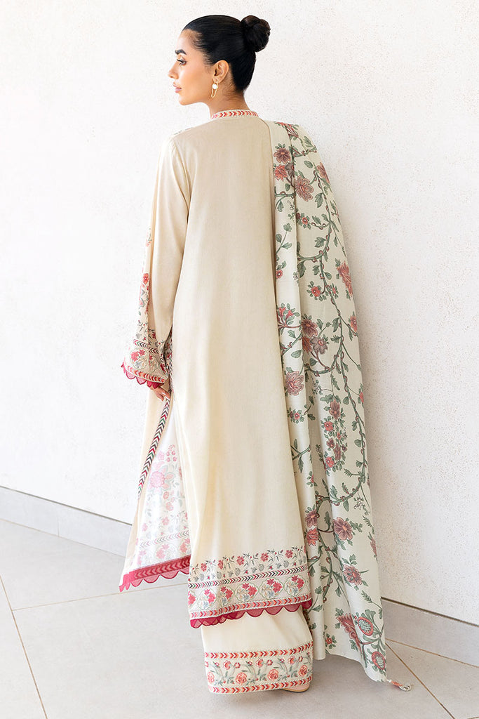 Cross Stitch | Cotton Satin 25 |  PETAL SAND - Pakistani Designer Dress - by Cross Stitch - Type : Ladies Clothes - 100% Original at Saira Sultan