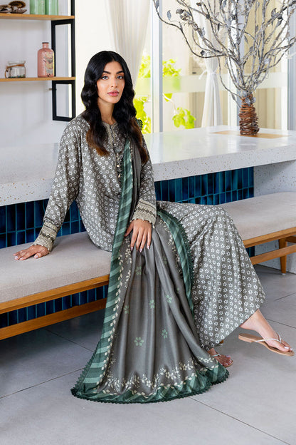 Cross Stitch | Cotton Satin 25 | FOREST MIST - Pakistani Designer Dress - by Cross Stitch - Type : Ladies Clothes - 100% Original at Saira Sultan
