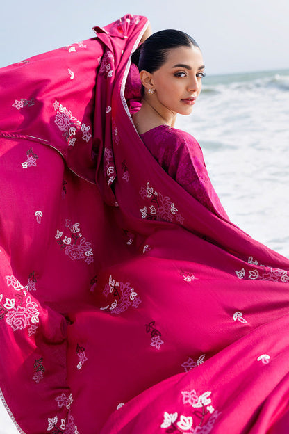 Cross Stitch | Cotton Satin 25 |FLORID ZEAL - Pakistani Designer Dress - by Cross Stitch - Type : Ladies Clothes - 100% Original at Saira Sultan