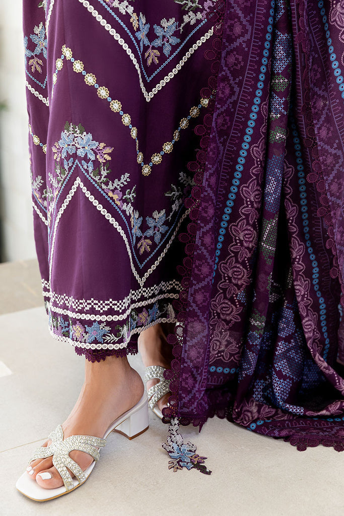 Cross Stitch | Cotton Satin 25 | MYSTIC DUST - Pakistani Designer Dress - by Cross Stitch - Type : Ladies Clothes - 100% Original at Saira Sultan