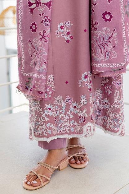 Cross Stitch | Cotton Satin 25 | ANTIQUE BLUSH - Pakistani Designer Dress - by Cross Stitch - Type : Ladies Clothes - 100% Original at Saira Sultan