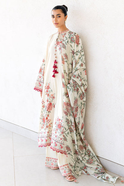 Cross Stitch | Cotton Satin 25 |  PETAL SAND - Pakistani Designer Dress - by Cross Stitch - Type : Ladies Clothes - 100% Original at Saira Sultan