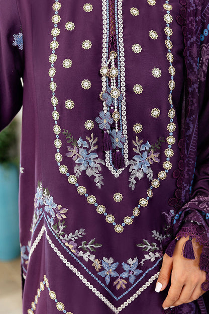 Cross Stitch | Cotton Satin 25 | MYSTIC DUST - Pakistani Designer Dress - by Cross Stitch - Type : Ladies Clothes - 100% Original at Saira Sultan