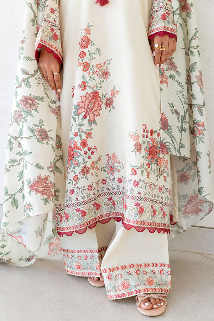 Cross Stitch | Cotton Satin 25 |  PETAL SAND - Pakistani Designer Dress - by Cross Stitch - Type : Ladies Clothes - 100% Original at Saira Sultan