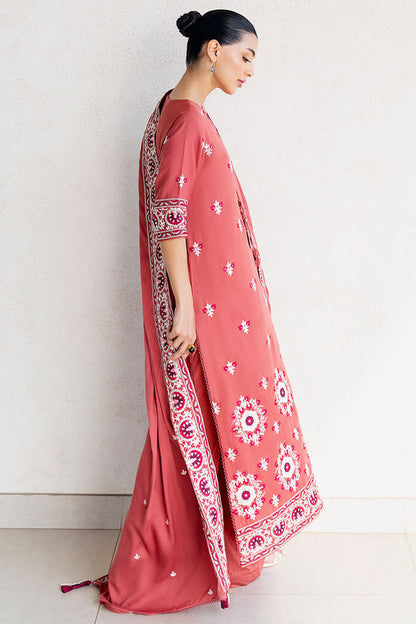 Cross Stitch | Cotton Satin 25 |  DUSTY SUNSET - Pakistani Designer Dress - by Cross Stitch - Type : Ladies Clothes - 100% Original at Saira Sultan