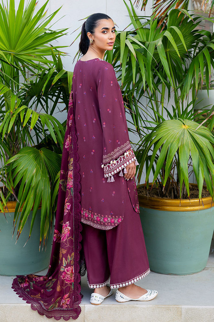 Cross Stitch | Cotton Satin 25 | FLORAL MUSE - Pakistani Designer Dress - by Cross Stitch - Type : Ladies Clothes - 100% Original at Saira Sultan