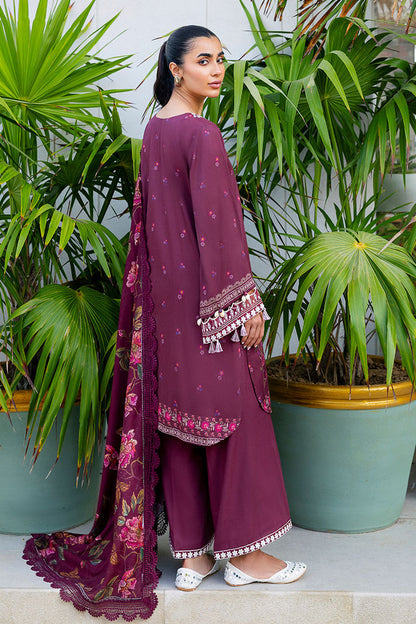 Cross Stitch | Cotton Satin 25 | FLORAL MUSE - Pakistani Designer Dress - by Cross Stitch - Type : Ladies Clothes - 100% Original at Saira Sultan