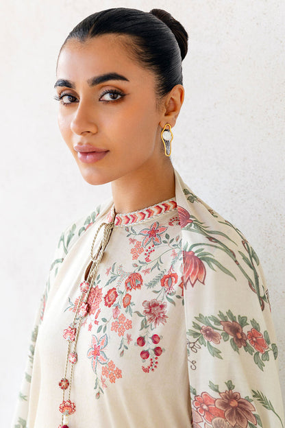 Cross Stitch | Cotton Satin 25 |  PETAL SAND - Pakistani Designer Dress - by Cross Stitch - Type : Ladies Clothes - 100% Original at Saira Sultan