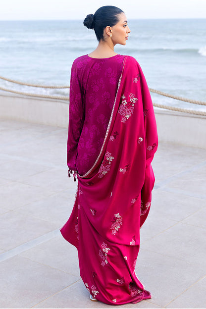 Cross Stitch | Cotton Satin 25 |FLORID ZEAL - Pakistani Designer Dress - by Cross Stitch - Type : Ladies Clothes - 100% Original at Saira Sultan