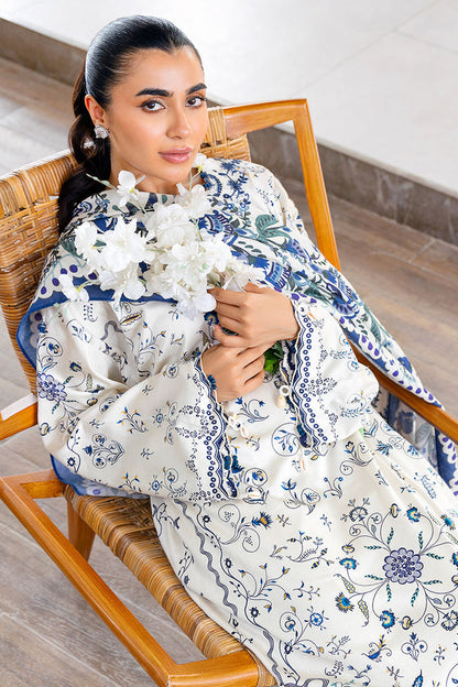 Cross Stitch | Cotton Satin 25 | IVORY ORCHID - Pakistani Designer Dress - by Cross Stitch - Type : Ladies Clothes - 100% Original at Saira Sultan