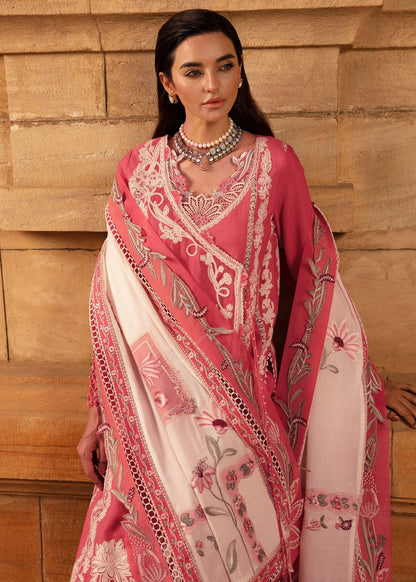 Crimson | Aaleen Winter 24 | Phulon ki Dastaan L Candy Pink Khaddar