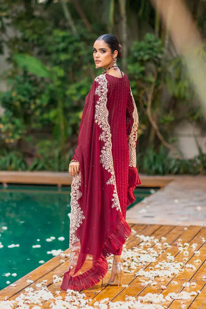 Azure | Embroidered Formals | Crimnson Rush - Pakistani Designer Dress - by Azure | Type: Formal - 100% Original at Saira Sultan