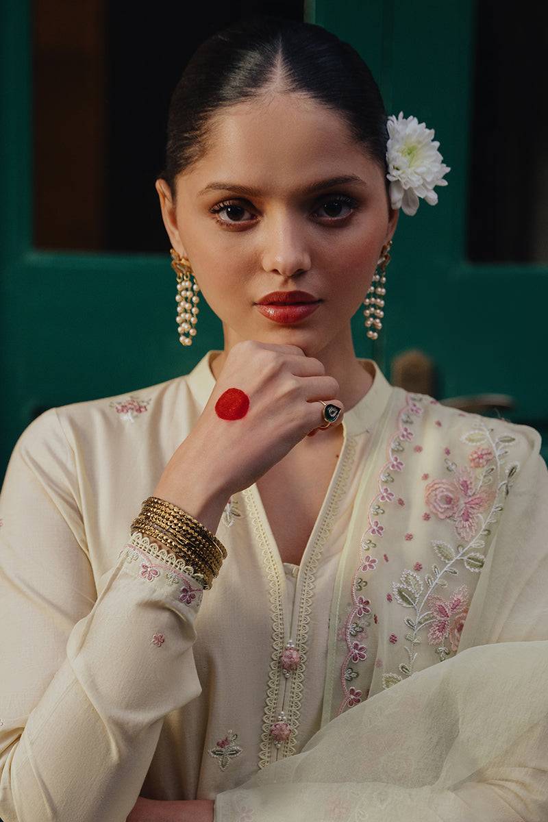 Cross Stitch | Eid Collection | FLORA HEAVEN - Pakistani Designer Dress - by Cross Stitch | Type: Luxury - 100% Original at Saira Sultan