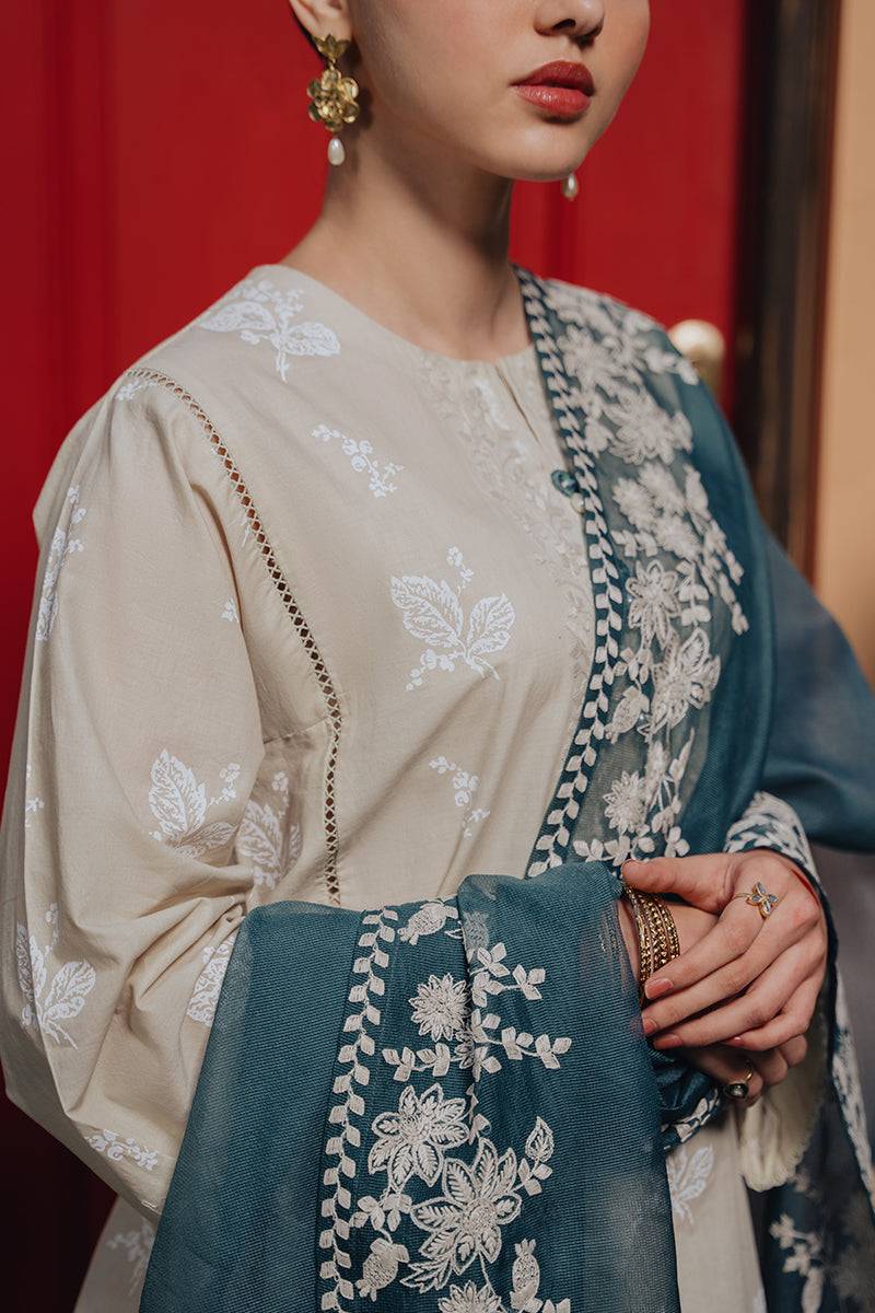 Cross Stitch | Eid Collection | DESERT SAGE - Pakistani Designer Dress - by Cross Stitch | Type: Luxury - 100% Original at Saira Sultan