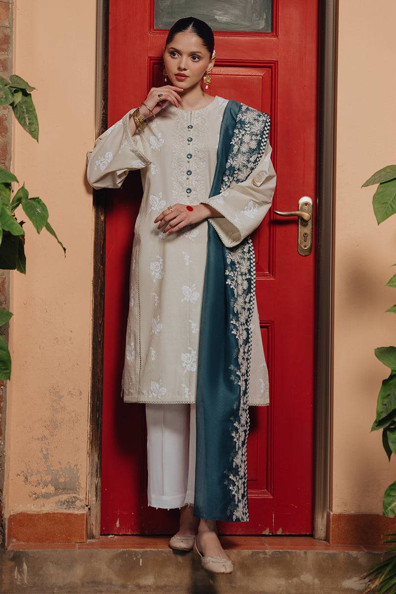 Cross Stitch | Eid Collection | DESERT SAGE - Pakistani Designer Dress - by Cross Stitch | Type: Luxury - 100% Original at Saira Sultan