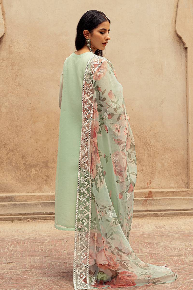 Cross Stitch | Eid Collection | ETHEREAL MINT - Pakistani Designer Dress - by Cross Stitch | Type: Luxury - 100% Original at Saira Sultan