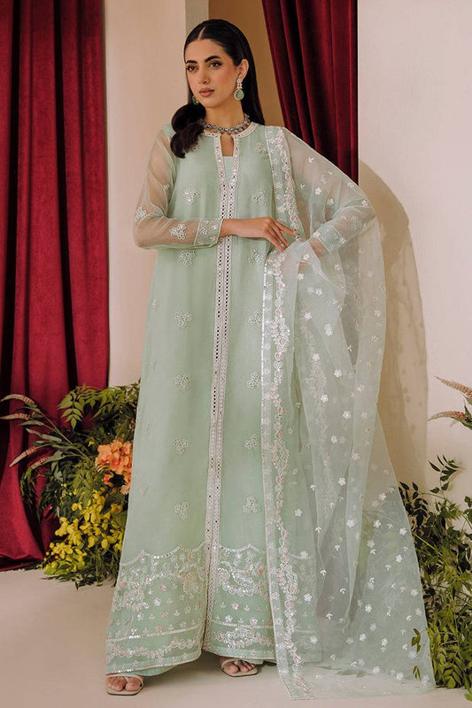 Cross Stitch | Eid Collection | MINTY GLAZE - Pakistani Designer Dress - by Cross Stitch | Type: Luxury - 100% Original at Saira Sultan