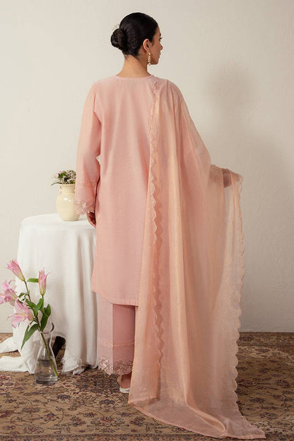 Cross Stitch | Eid Collection | BOTANICAL BLUSH - Pakistani Designer Dress - by Cross Stitch | Type: Luxury - 100% Original at Saira Sultan