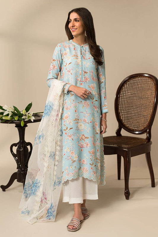 Cross Stitch | Eid Collection | BOTANICAL BLOOM - Pakistani Designer Dress - by Cross Stitch | Type: Luxury - 100% Original at Saira Sultan