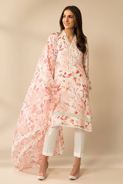Cross Stitch | Eid Collection | CORAL IMPRESSION - Pakistani Designer Dress - by Cross Stitch | Type: Luxury - 100% Original at Saira Sultan