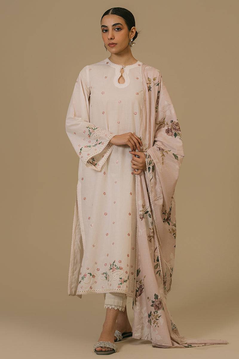 Cross Stitch | Eid Collection | TENDER BLUSH - Pakistani Designer Dress - by Cross Stitch | Type: Luxury - 100% Original at Saira Sultan