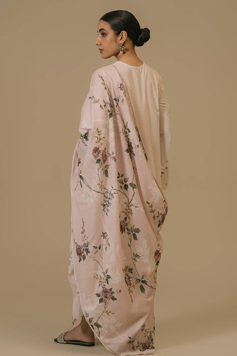 Cross Stitch | Eid Collection | TENDER BLUSH - Pakistani Designer Dress - by Cross Stitch | Type: Luxury - 100% Original at Saira Sultan