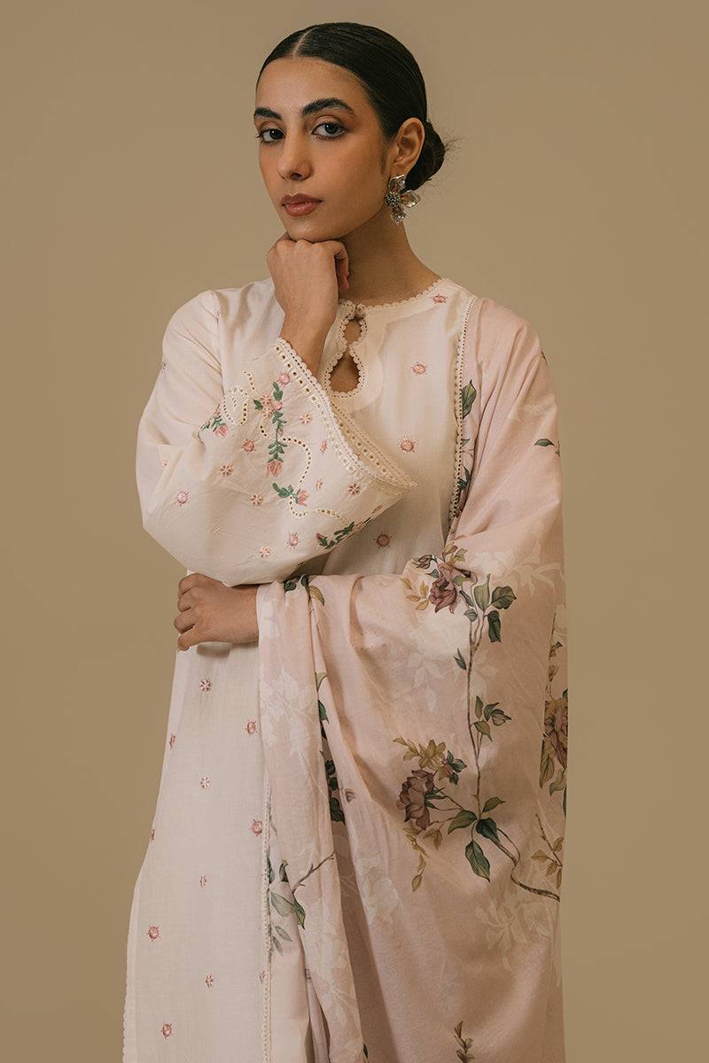 Cross Stitch | Eid Collection | TENDER BLUSH - Pakistani Designer Dress - by Cross Stitch | Type: Luxury - 100% Original at Saira Sultan