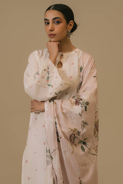 Cross Stitch | Eid Collection | TENDER BLUSH - Pakistani Designer Dress - by Cross Stitch | Type: Luxury - 100% Original at Saira Sultan