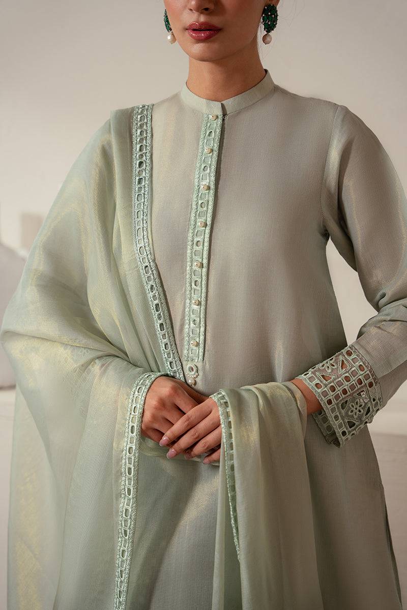 Cross Stitch | Eid Collection | GREEN MIST - Pakistani Designer Dress - by Cross Stitch | Type: Luxury - 100% Original at Saira Sultan