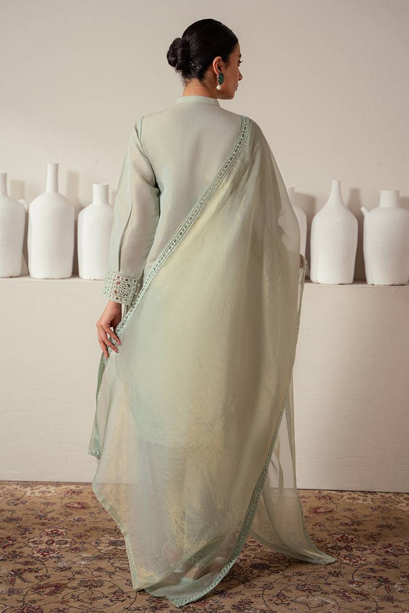 Cross Stitch | Eid Collection | GREEN MIST - Pakistani Designer Dress - by Cross Stitch | Type: Luxury - 100% Original at Saira Sultan