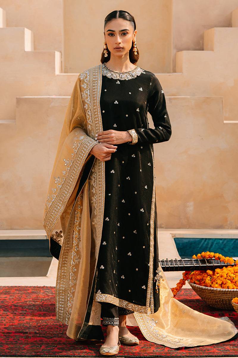 Cross Stitch | Eid Collection | RAVEN ETHEREAL - Pakistani Designer Dress - by Cross Stitch | Type: Luxury - 100% Original at Saira Sultan