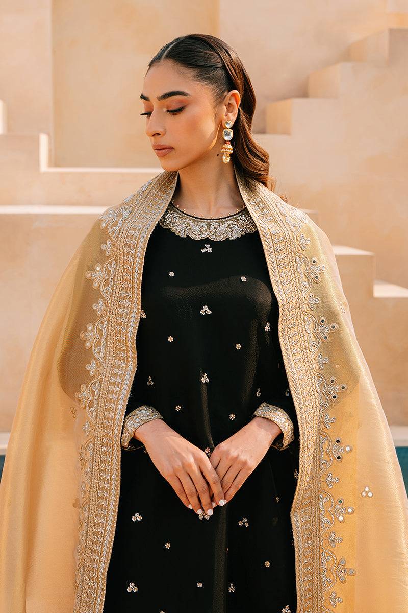 Cross Stitch | Eid Collection | RAVEN ETHEREAL - Pakistani Designer Dress - by Cross Stitch | Type: Luxury - 100% Original at Saira Sultan