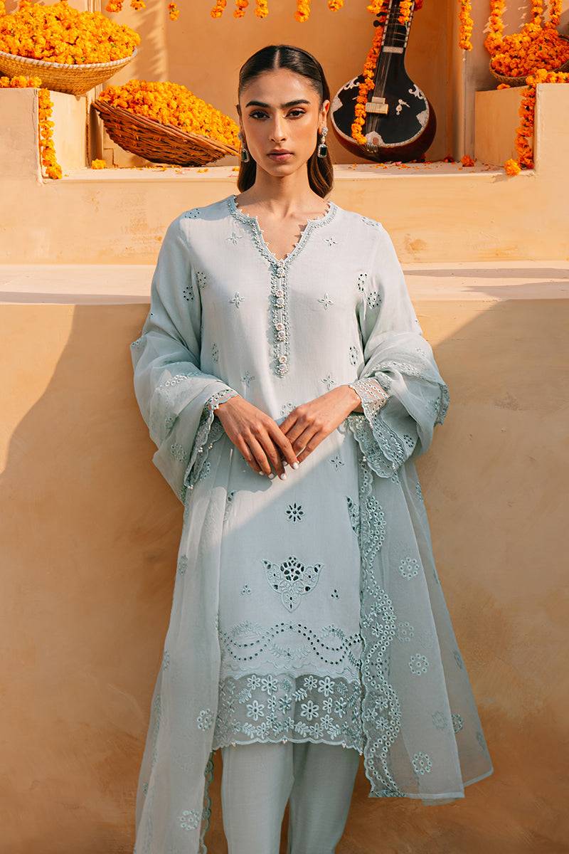 Cross Stitch | Eid Collection | CLOUD BURST - Pakistani Designer Dress - by Cross Stitch | Type: Luxury - 100% Original at Saira Sultan