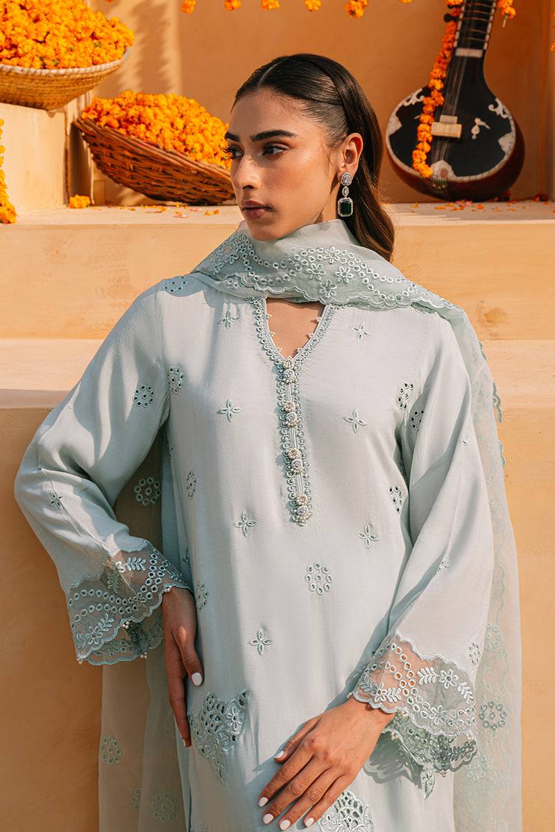 Cross Stitch | Eid Collection | CLOUD BURST - Pakistani Designer Dress - by Cross Stitch | Type: Luxury - 100% Original at Saira Sultan