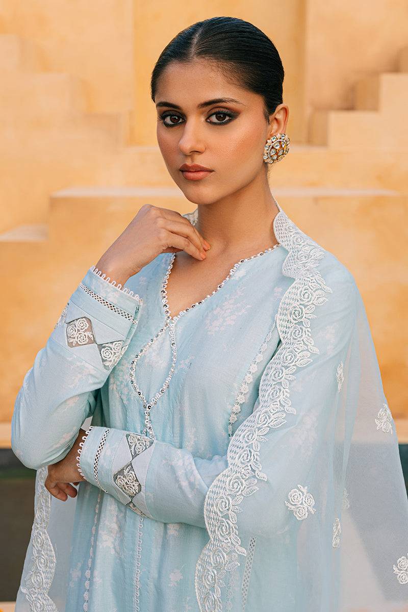 Cross Stitch | Eid Collection | SAFFRON SEA - Pakistani Designer Dress - by Cross Stitch | Type: Luxury - 100% Original at Saira Sultan