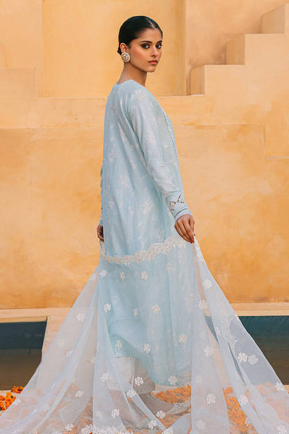 Cross Stitch | Eid Collection | SAFFRON SEA - Pakistani Designer Dress - by Cross Stitch | Type: Luxury - 100% Original at Saira Sultan