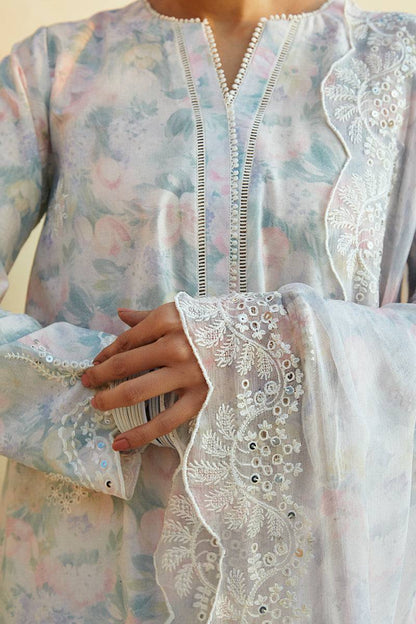 Cross Stitch | Eid Collection | VIOLA PEARL - Pakistani Designer Dress - by Cross Stitch | Type: Luxury - 100% Original at Saira Sultan