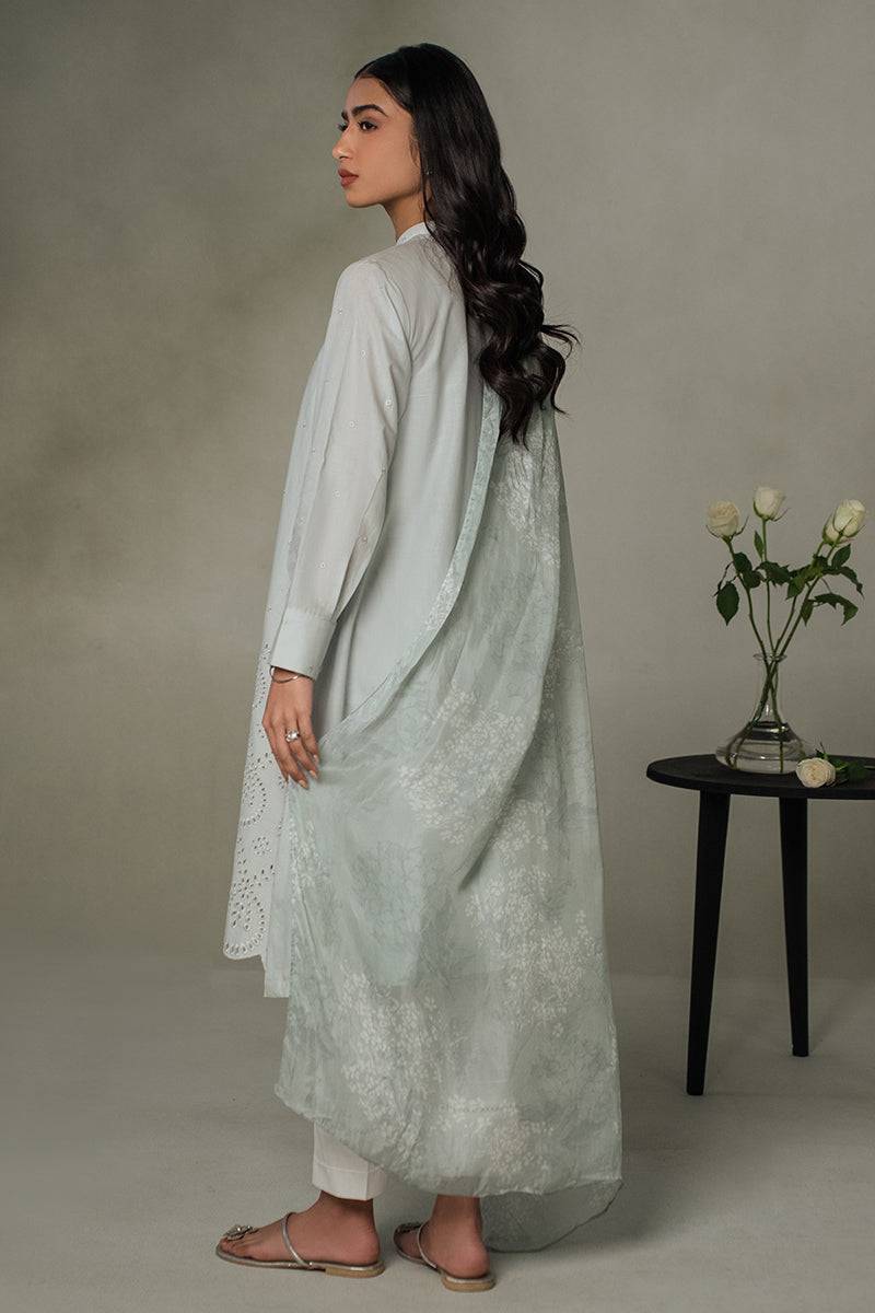 Cross Stitch | Eid Collection | BLUE HAZE - Pakistani Designer Dress - by Cross Stitch | Type: Luxury - 100% Original at Saira Sultan