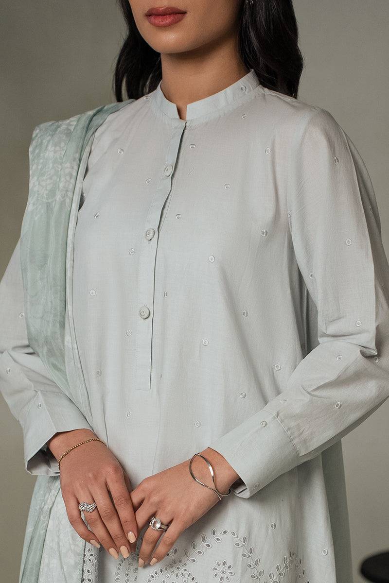 Cross Stitch | Eid Collection | BLUE HAZE - Pakistani Designer Dress - by Cross Stitch | Type: Luxury - 100% Original at Saira Sultan