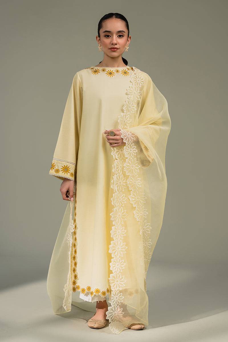 Cross Stitch | Eid Collection | SUN FIELD - Pakistani Designer Dress - by Cross Stitch | Type: Luxury - 100% Original at Saira Sultan