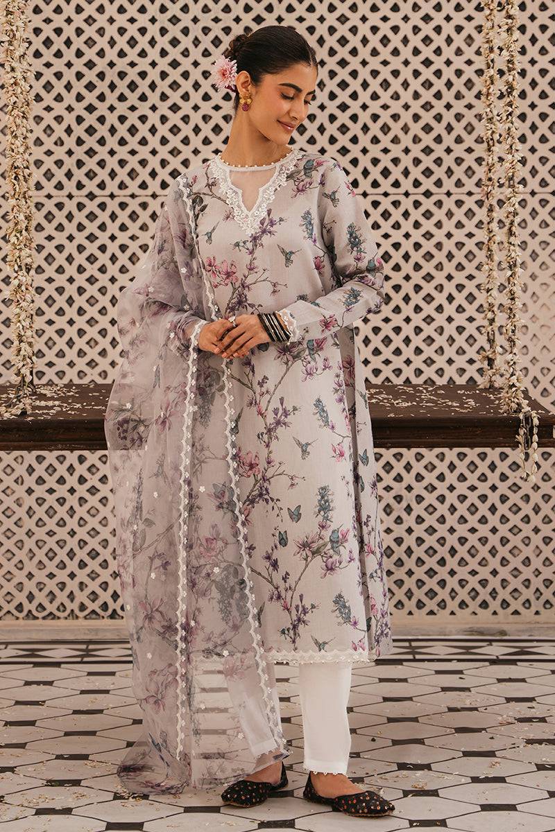 Cross Stitch | Eid Collection | PERIWINKLE PEARL - Pakistani Designer Dress - by Cross Stitch | Type: Luxury - 100% Original at Saira Sultan