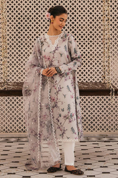 Cross Stitch | Eid Collection | PERIWINKLE PEARL - Pakistani Designer Dress - by Cross Stitch | Type: Luxury - 100% Original at Saira Sultan