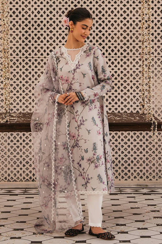 Cross Stitch | Eid Collection | PERIWINKLE PEARL - Pakistani Designer Dress - by Cross Stitch | Type: Luxury - 100% Original at Saira Sultan
