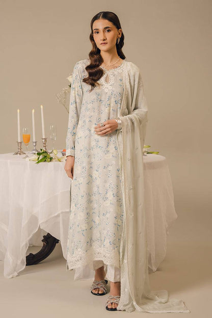 Cross Stitch | Eid Collection | PEARL BLUE - Pakistani Designer Dress - by Cross Stitch | Type: Luxury - 100% Original at Saira Sultan