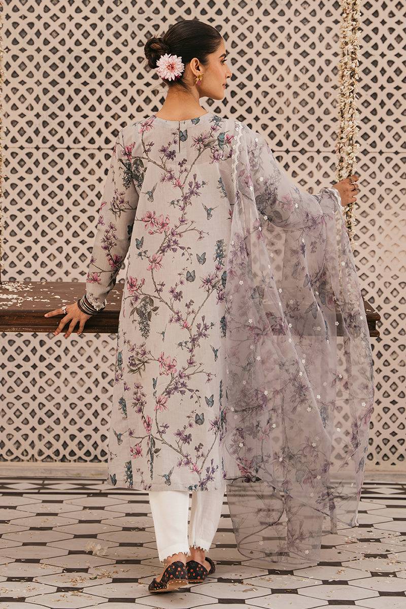 Cross Stitch | Eid Collection | PERIWINKLE PEARL - Pakistani Designer Dress - by Cross Stitch | Type: Luxury - 100% Original at Saira Sultan