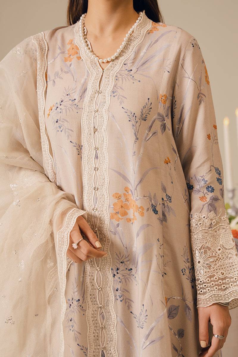 Cross Stitch | Eid Collection | ASHEN BUD - Pakistani Designer Dress - by Cross Stitch | Type: Luxury - 100% Original at Saira Sultan