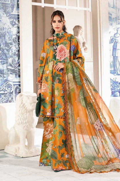 Maria.B | M Print Eid Edit | MPT-2210-B - Pakistani Designer Dress - by Maria B | Type: Luxury - 100% Original at Saira Sultan